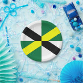 Patriotische Papiertafel mit Fahne von Monterey Ci Pappteller (Party)