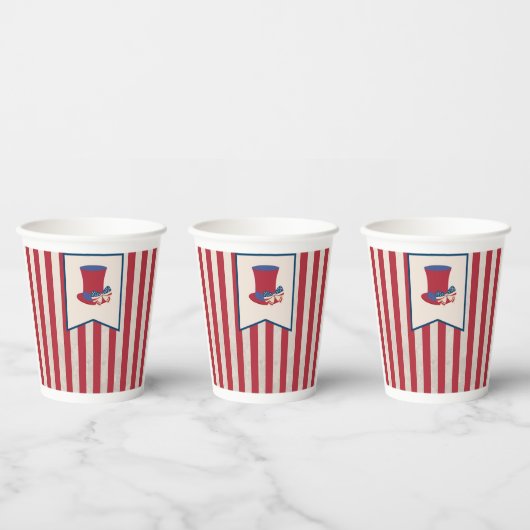 Patriotische Papiertasse | American Pride Coffee C Pappbecher (Multi)