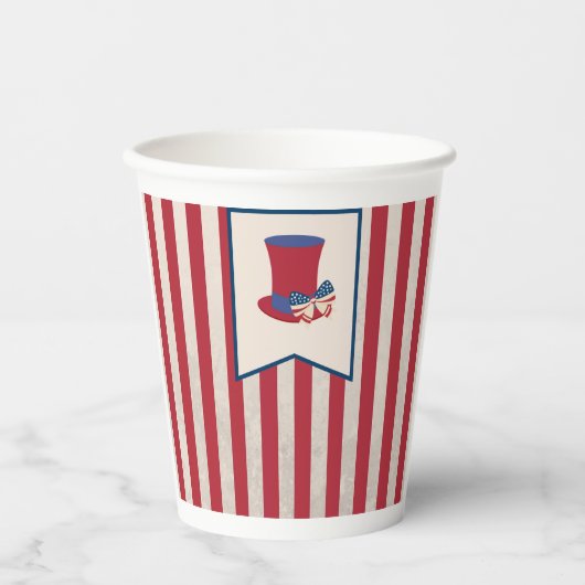 Patriotische Papiertasse | American Pride Coffee C Pappbecher (Vorderseite)