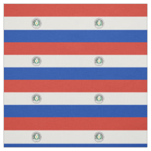 Patriotische Paraguay-Flagge Stoff