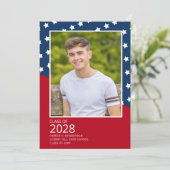 Patriotische Partei für den Abschluss eines militä Einladung (Stehend Vorderseite)