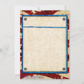 Patriotische Party Einladung (Rückseite)