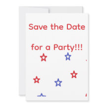 Patriotische Party-Einladung