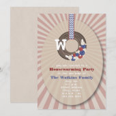 Patriotische Party Einladung für die Erwärmung von (Vorne/Hinten)