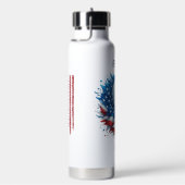 Patriotische Personalisierte USA Freiheit mit Adle Trinkflasche (rechts)