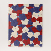Patriotische Petunien Puzzle (Vertikal)