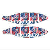 Patriotische Pfarrerin feiert 4. Juli Unabhängigke Mini Basketball (Panele)