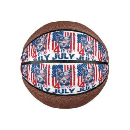 Patriotische Pfarrerin feiert 4. Juli Unabhängigke Mini Basketball