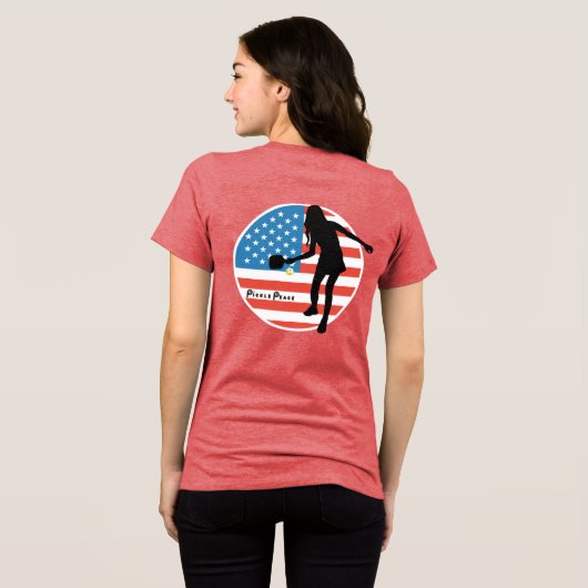 patriotische Pickle Tri-Blend Shirt (Rückseite voll)
