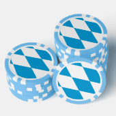 Patriotische Poker-Chips mit der Flagge Bayerns Pokerchips (Stapel)