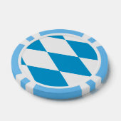Patriotische Poker-Chips mit der Flagge Bayerns Pokerchips (Einzeln)