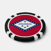 Patriotische Poker-Chips mit der Flagge von Arkans Pokerchips (Einzeln)