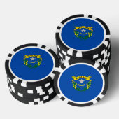 Patriotische Poker-Chips mit Fahne von Nevada Pokerchips (Stapel)