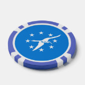 Patriotische Poker-Chips mit Flag Corpus Christi Pokerchips (Einzeln)