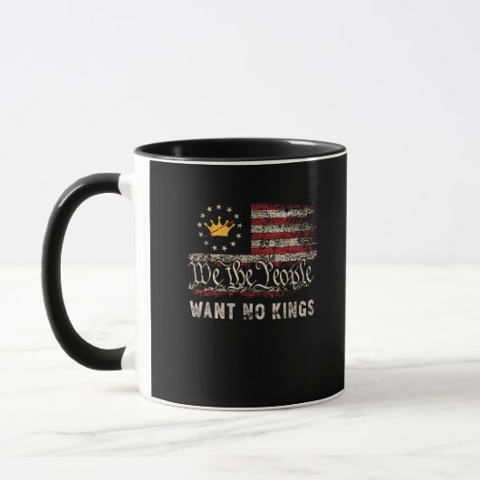 Patriotische Politik Protest Keine Könige In Ameri Tasse (Links)