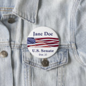 Patriotische politische Kampagne Button (Beispiel)