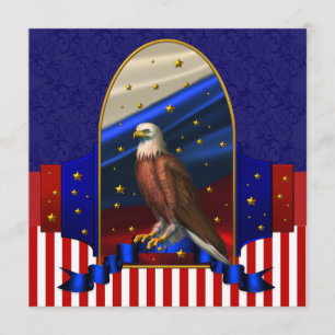 Patriotische politische Kampagne Partei Einladung