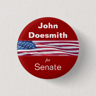 Patriotische politische Kampagnenknöpfe Button