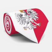 Patriotische polnische Flagge, Adler, polnische Wi Krawatte (Gerollt)