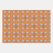 Patriotische PopArt Swirl Sonnenbrille Geschenkpapier Set (Vorderseite 2)