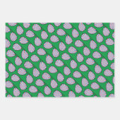 Patriotische PopArt Swirl Sonnenbrille Geschenkpapier Set (Vorderseite)