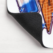 Patriotische Popsicles Ice Cream 4. Juli Mousepad (Ecke)