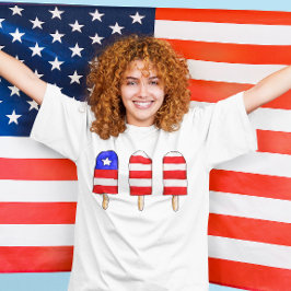 Patriotische Popsicles T-Shirt