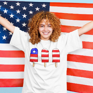 Patriotische Popsicles T-Shirt