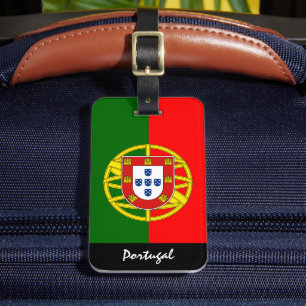 Patriotische portugiesische Gepäckmarken, portugie Gepäckanhänger