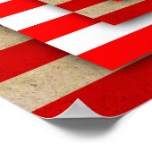 Patriotische Poster-Wechselnde Flaggenschichten de Poster (Ecke)