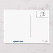 Patriotische Postkarte (Rückseite)