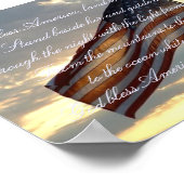 Patriotische Printwerbung Poster (Ecke)