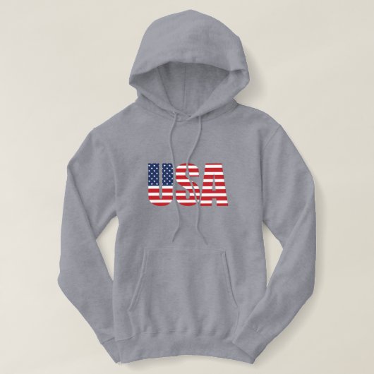 Patriotische Pullover-Hoodie Hoodie (Design vorne)