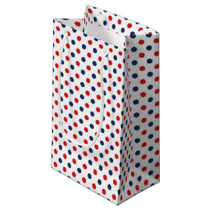 Patriotische Punkte-Geschenktasche Kleine Geschenktüte