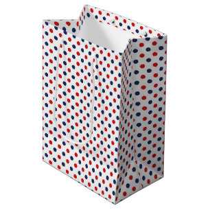Patriotische Punkte-Geschenktasche Mittlere Geschenktüte
