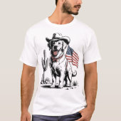 Patriotische Pup T-Shirt (Vorderseite)