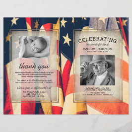 Patriotische Reihenfolge des Service Foto Memorial