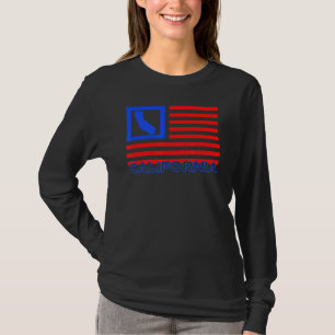 Patriotische Republik Kalifornien Flagge Cali Loca T-Shirt