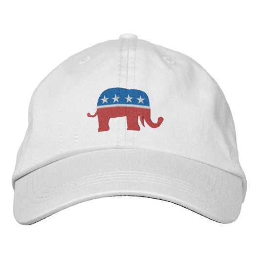 Patriotische Republikaner/Wahlkappe durch den SRF Bestickte Kappe (Vorderseite)