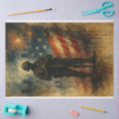 Patriotische Reverenz und explosive Ehrendekoutier Seidenpapier (Basteln)