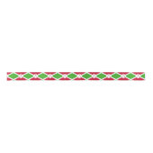 Patriotische Ribbon mit Flagge Burundis Satinband (Vorderseite)