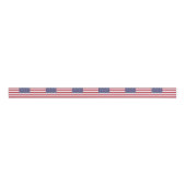 Patriotische Ribbon mit Flagge der USA. Ripsband (Vorderseite)