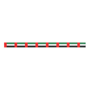 Patriotische Ribbon mit Flagge der VAE Ripsband