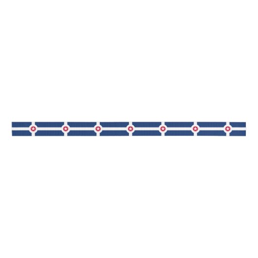 Patriotische Ribbon mit Flagge Indianapolis Ripsband (Vorderseite)
