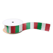 Patriotische Ribbon mit Flagge Italiens Satinband (Spule)