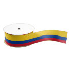 Patriotische Ribbon mit Flagge Kolumbiens