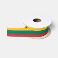 Patriotische Ribbon mit Flagge Litauens