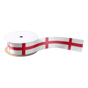 Patriotische Ribbon mit Flagge von England Satinband