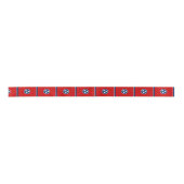 Patriotische Ribbon mit Flagge von Tennessee Satinband (Vorderseite)