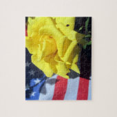Patriotische Rose Puzzle (Vertikal)